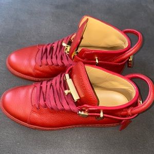 Buscemi Hightop Padlock Sneakers